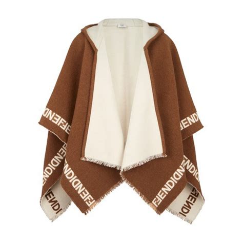 fendi capispalla|fendi poncho.